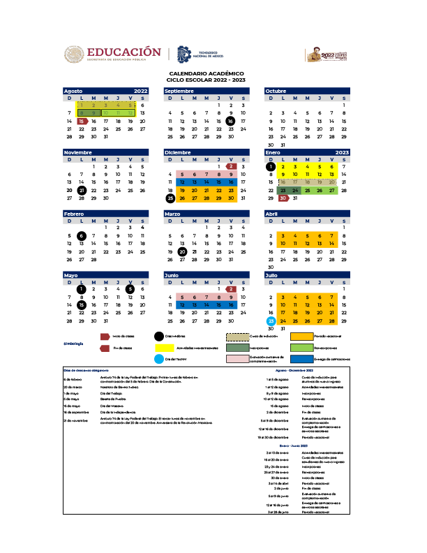 Calendario escolar